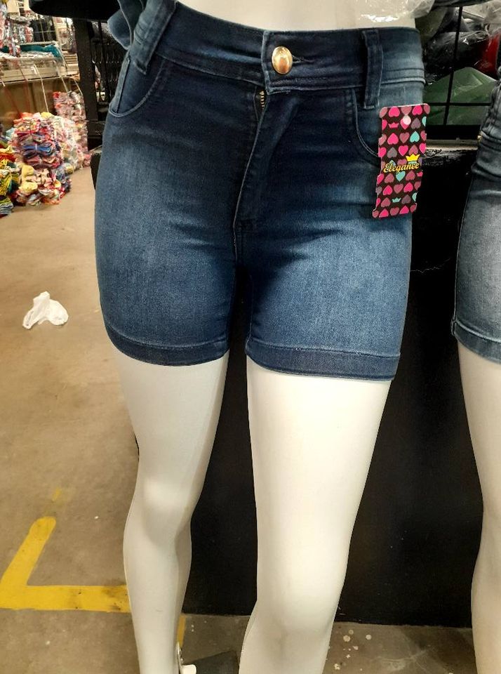 Shorts jeans feminino