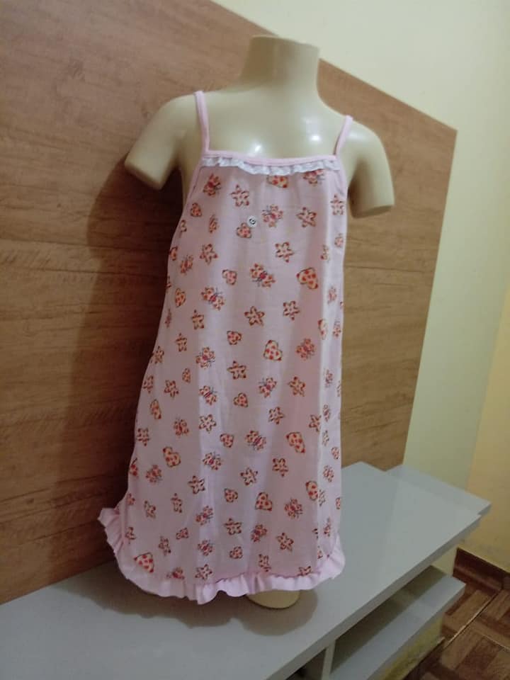 Camisola infantil de algodão