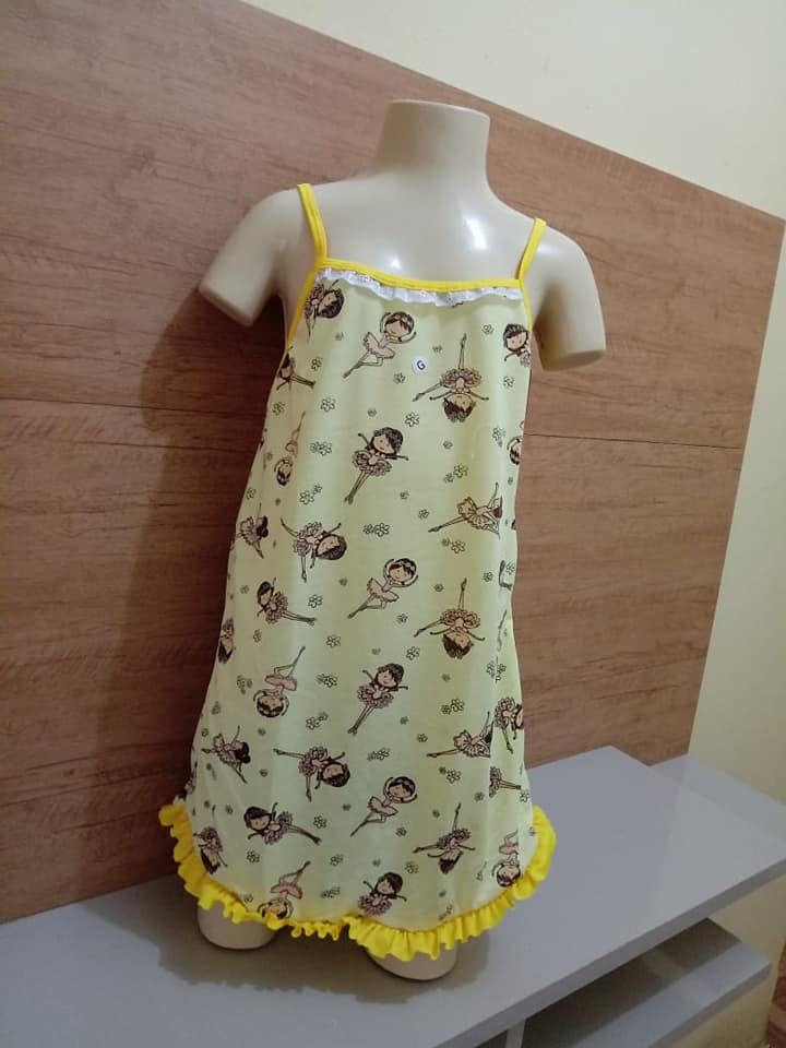 Camisola infantil de algodão