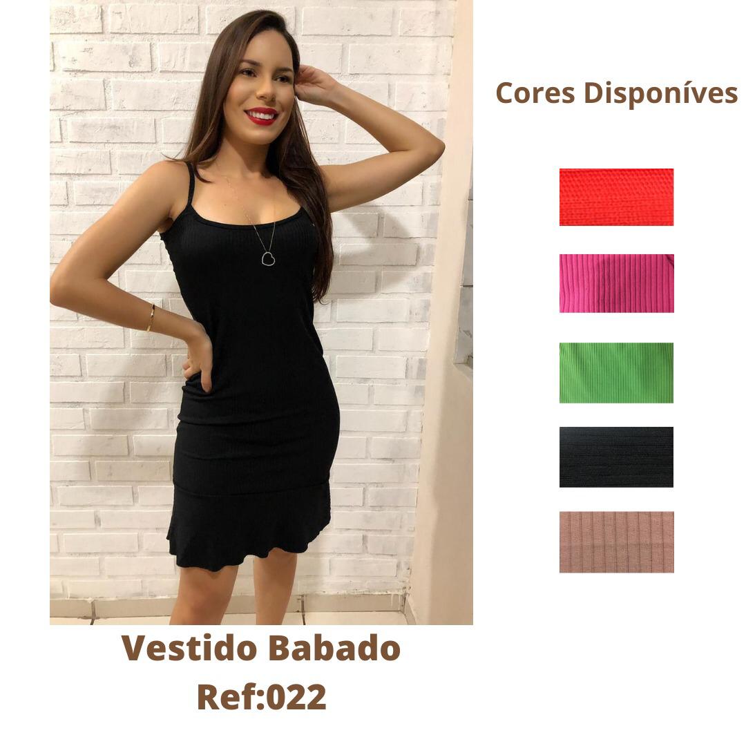 Vestidos Malha Canelada