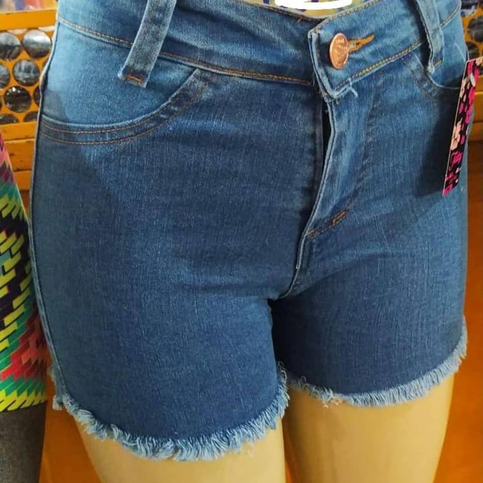 Shorts jeans feminino