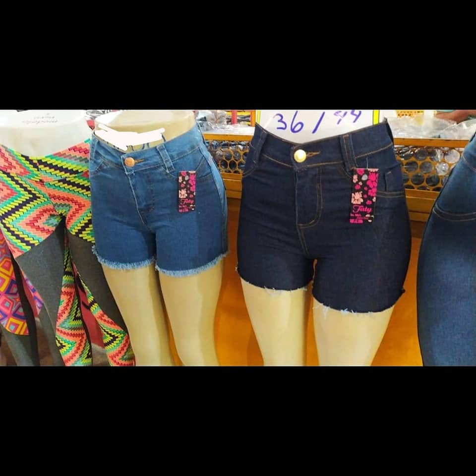 Shorts jeans feminino