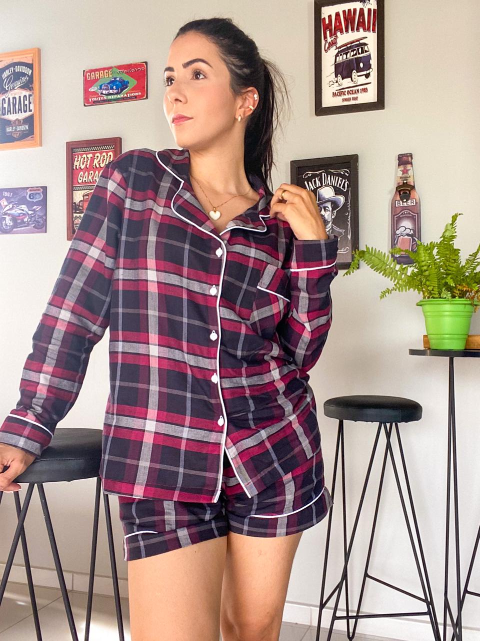 Pijamas 100% Algodão de ótima qualidade .