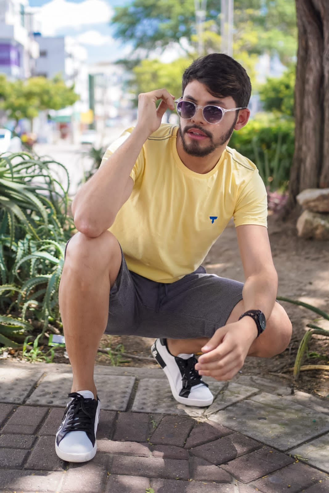 Bermudas Moleton e camisas