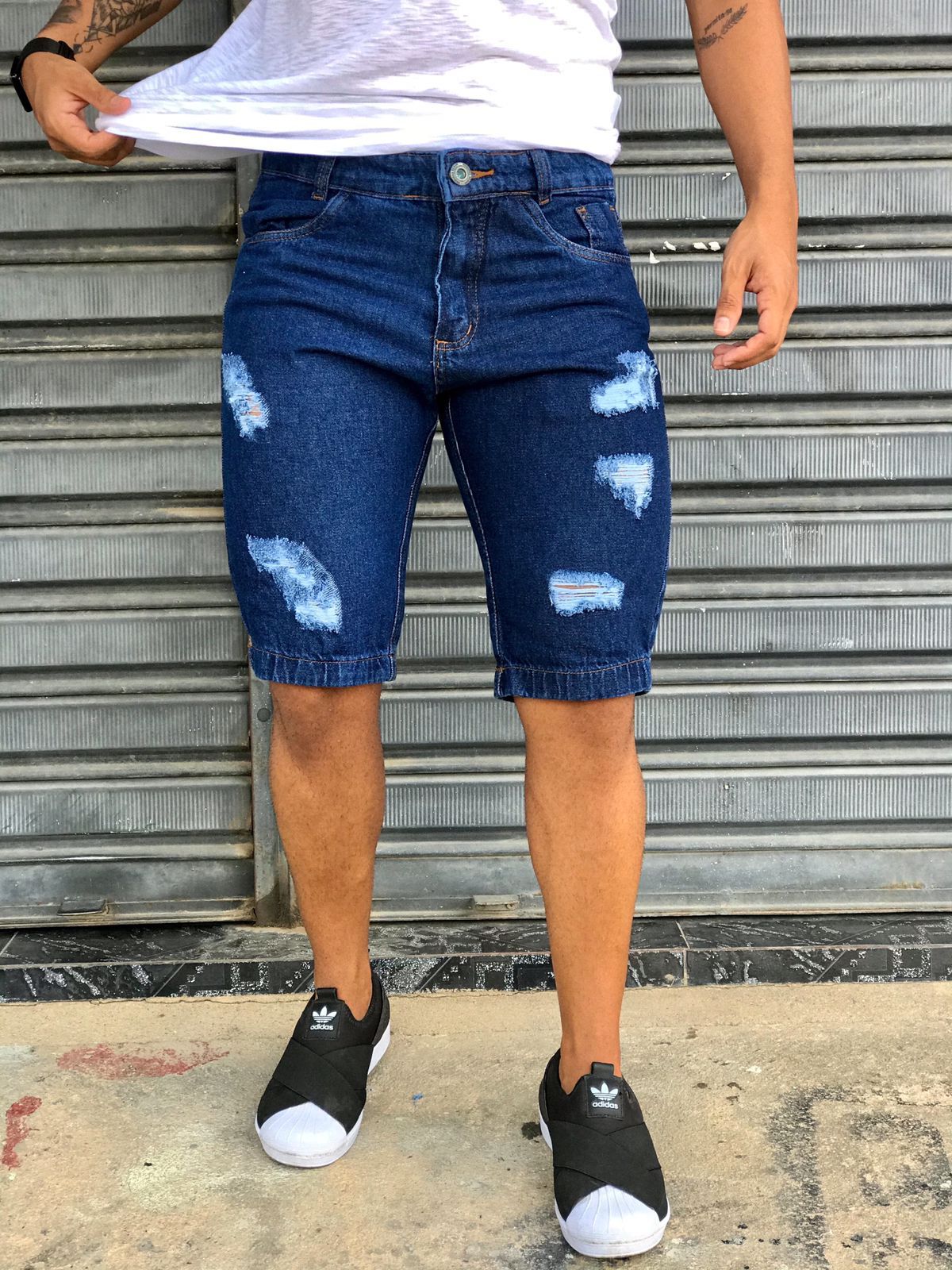 Bermudas jeans