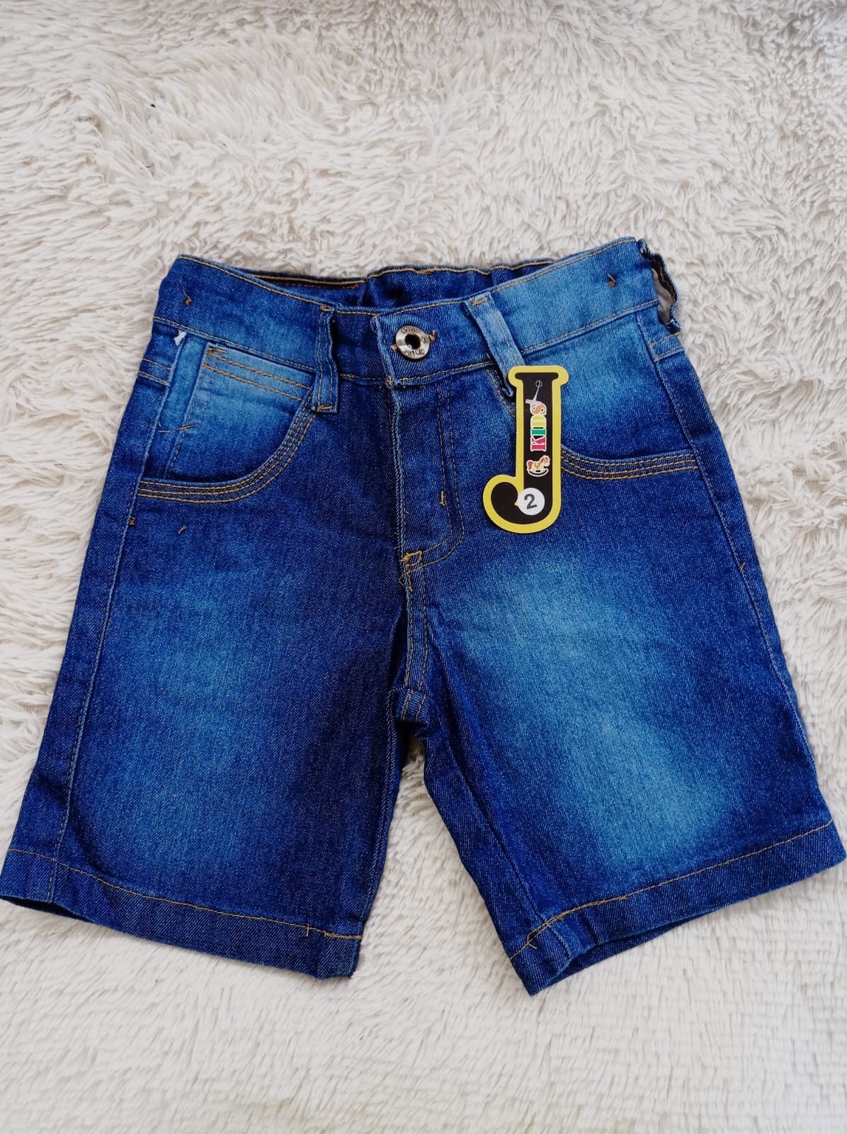 Bermuda jeans infantil