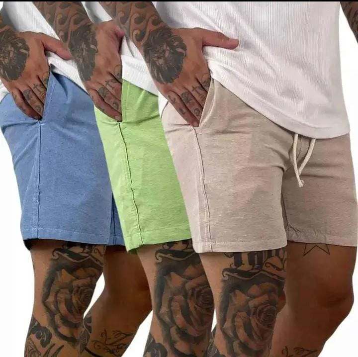 Shorts linho misto