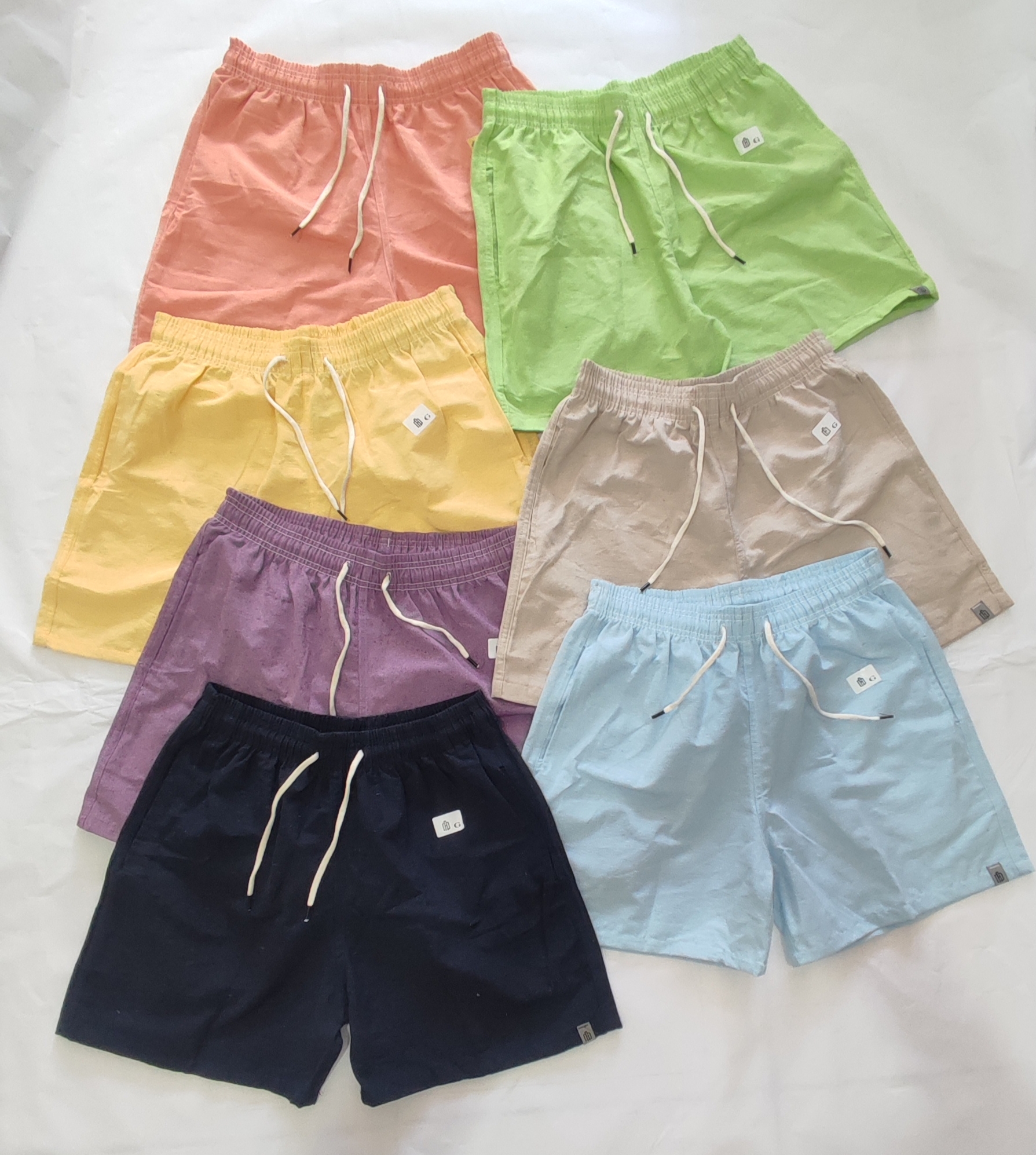 Shorts linho misto